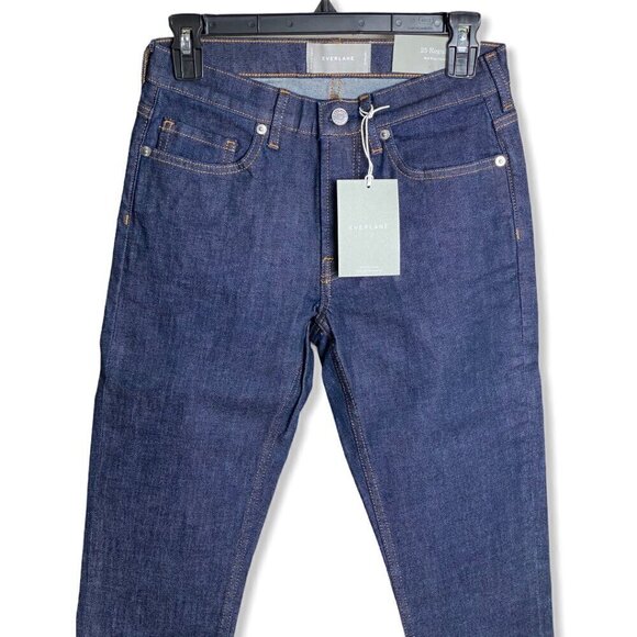 EVERLANE Mid Rise Skinny Jeans NWT $68 Rinse 5-Pocket Slim Leg Women's Size 25R - Picture 8 of 13